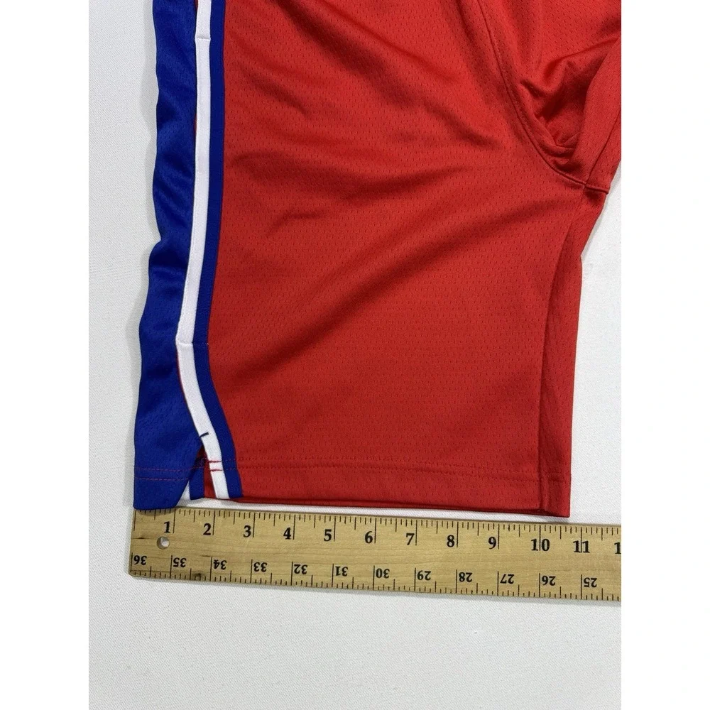 Philadelphia 76ers Nike NBA Basketball Shorts Boys XL Red Dri-Fit NBA SS3RD